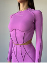 Укороченный рашгард FITRUN Rashguard-Corset Versa "Fuchsia VE"