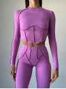 Укороченный рашгард FITRUN Rashguard-Corset Versa "Fuchsia VE"