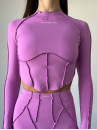 Shortened Rashguard FITRUN Rashguard-Corset Versa "Fuchsia VE"