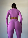 Long-sleeved top FITRUN Long Sleeve-Corset Versa "Fuchsia VE"