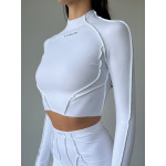 Shortened Rashguard FITRUN Rashguard Versa "White VE"
