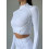Shortened Rashguard FITRUN Rashguard Versa "White VE"