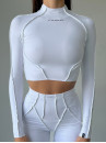 Shortened Rashguard FITRUN Rashguard Versa "White VE"