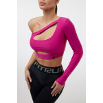 Shortened Rashguard FITRUN Rashguard Racy "Total Rose"