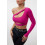 Shortened Rashguard FITRUN Rashguard Racy "Total Rose"