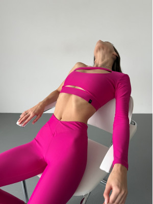 Укорочений рашгард FITRUN Rashguard Racy "Total Rose"