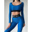 Shortened Rashguard FITRUN Rashguard Bliss "Blue"