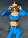 Укорочений рашгард FITRUN Rashguard Bliss "Blue"