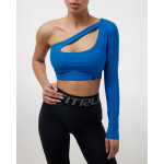 Shortened Rashguard FITRUN Rashguard Racy "Total Blue"