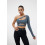 Shortened Rashguard FITRUN Rashguard Racy "Total Silver"