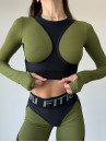 Shortened Rashguard FitRun Rashguard NICE "Khaki Relief" 