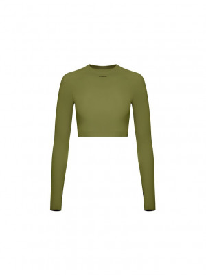 Топ с длинным рукавом FITRUN Long Sleeve CORE "Khaki Relief"