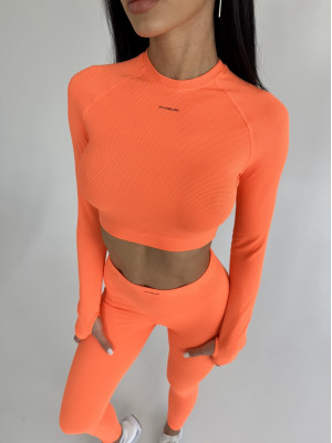 Лонгслів FITRUN Long Sleeve CORE "Orange Relief"