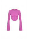 Long-sleeved top FITRUN Long Sleeve-Corset DISCO Versa "Fuchsia VE"