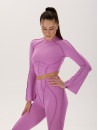 Long-sleeved top FITRUN Long Sleeve-Corset DISCO Versa "Fuchsia VE"
