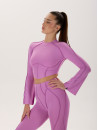 Long-sleeved top FITRUN Long Sleeve-Corset DISCO Versa "Fuchsia VE"