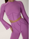Long-sleeved top FITRUN Long Sleeve-Corset DISCO Versa "Fuchsia VE"
