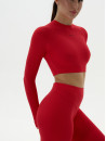 Long-sleeved top FITRUN Long Sleeve CORE "Red Relief"