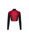 Рашгард FITRUN Rashguard Cropped ZIP "Wine Blaze"