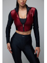 Рашгард FITRUN Rashguard Cropped ZIP "Wine Blaze"