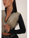 Рашгард FITRUN Rashguard Cropped ZIP "Beige Blaze"