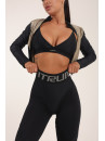 Рашгард FITRUN Rashguard Cropped ZIP "Beige Blaze"