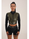 Рашгард FITRUN Rashguard Cropped ZIP "Khaki Blaze"