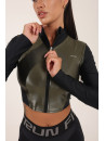 Рашгард FITRUN Rashguard Cropped ZIP "Khaki Blaze"