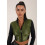 Рашгард FITRUN Rashguard Cropped ZIP "Olive Blaze"