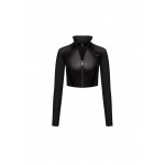 Рашгард FITRUN Rashguard Cropped ZIP "Black Blaze"