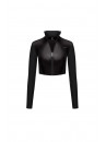 Рашгард FITRUN Rashguard Cropped ZIP "Black Blaze"