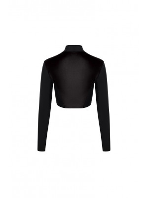 Рашгард FITRUN Rashguard Cropped ZIP "Black Blaze"