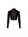 Рашгард FITRUN Rashguard Cropped ZIP "Black Blaze"