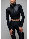 Рашгард FITRUN Rashguard Cropped ZIP "Black Blaze"