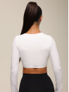 Long Sleeve Top FITRUN Long Sleeve YOGA "White VE"