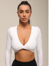 Long Sleeve Top FITRUN Long Sleeve YOGA "White VE"