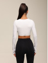 Long Sleeve Top FITRUN Long Sleeve YOGA "White VE"