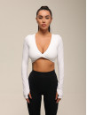 Long Sleeve Top FITRUN Long Sleeve YOGA "White VE"