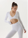 Топ с длинным рукавом FITRUN Long Sleeve YOGA "White VE"