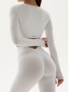 Топ с длинным рукавом FITRUN Long Sleeve YOGA "White VE"