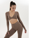 Long-sleeved top FITRUN Long Sleeve YOGA "Sand VE"