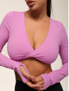 Long Sleeve Top FITRUN Long Sleeve YOGA "Fuchsia VE"
