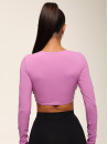 Long Sleeve Top FITRUN Long Sleeve YOGA "Fuchsia VE"