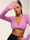 Long Sleeve Top FITRUN Long Sleeve YOGA "Fuchsia VE"