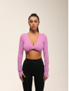 Long Sleeve Top FITRUN Long Sleeve YOGA "Fuchsia VE"