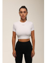 Футболка укорочена FITRUN T-shirt Short SKIN BASE "White VE"