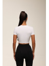 Футболка укорочена FITRUN T-shirt Short SKIN BASE "White VE"