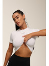 Футболка укорочена FITRUN T-shirt Short SKIN BASE "White VE"