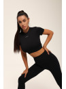 Футболка укорочена FITRUN T-shirt Short SKIN BASE "Black VE"