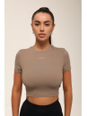 Футболка укорочена FITRUN T-shirt Short SKIN BASE "Sand VE"